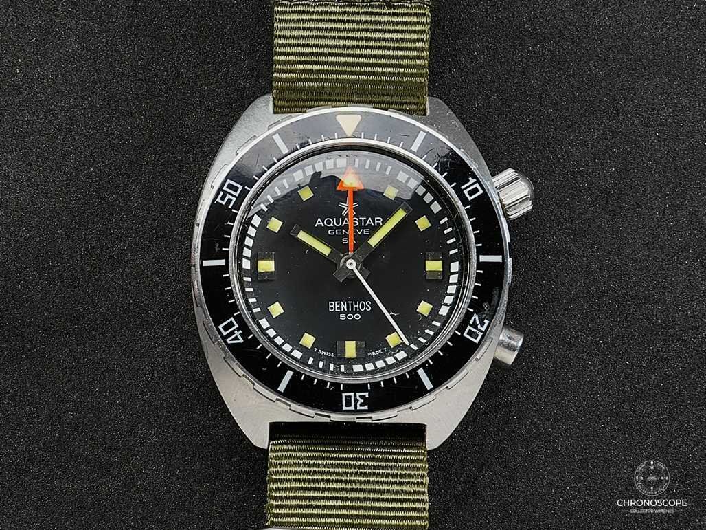 Uhren: Aquastar Benthos 500 Reference 1002 – Gebraucht aus Luzern von ChronoScope6004