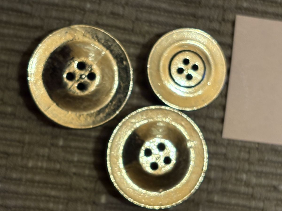 Bottoni: Nähknöpfe gold farbig – Nuovo (secondo la descrizione) da Rümlang venduto da euqinom16 2