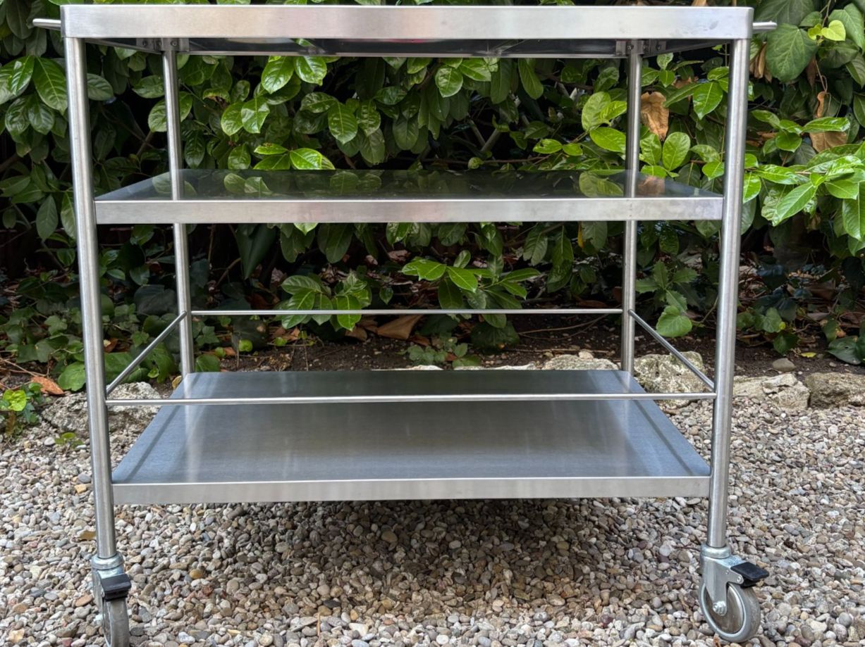 Ikea Dessertes: FLYTTA Servierwagen, Edelstahl – D'occasion à Basel par dav_b5gb