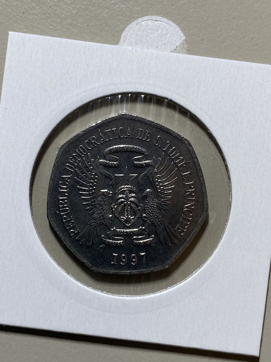 Tutti le monete: S.Tomé e Principe - 2000 Dobras - 1997 – Usato da Payerne venduto da Mike1682 1