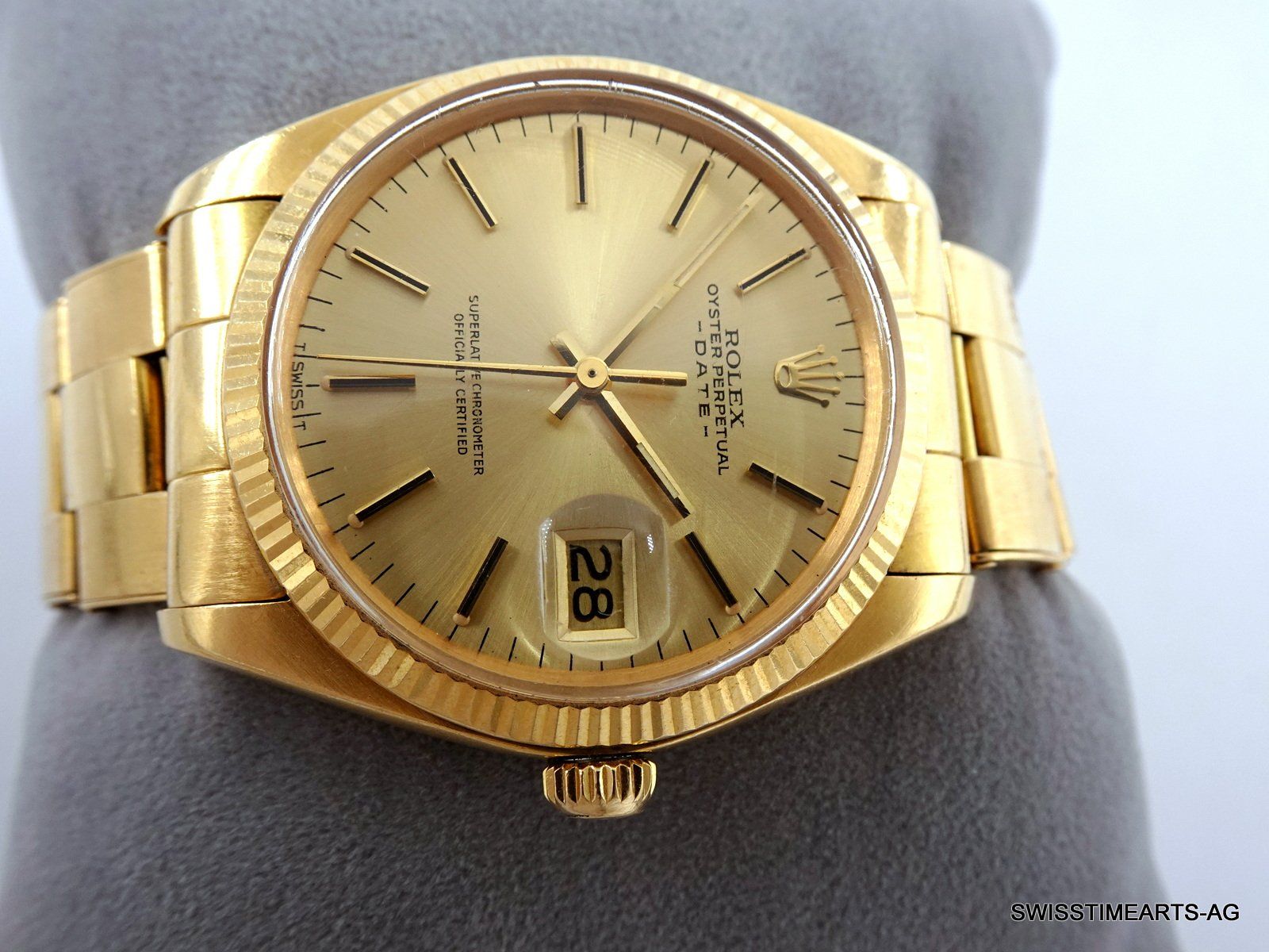 Rolex Orologi: ROLEX OP DATE CHRONOMETER VINTAGE 1978 REF. 1503 AUTO. 34MM – Usato da Zürich venduto da SWISSTIMEARTS-AG 3