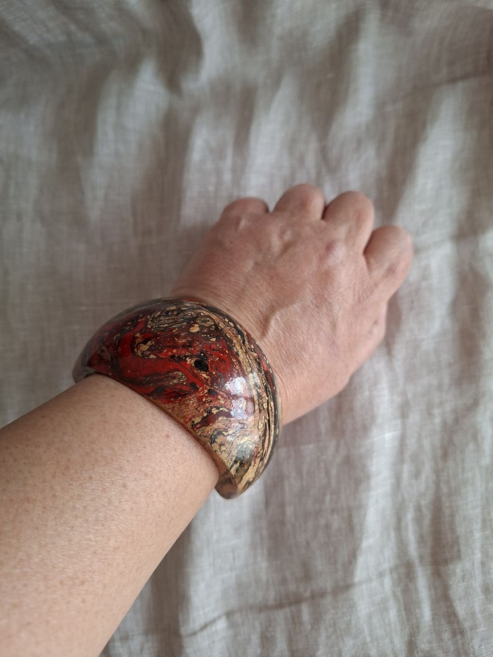 Bracciali & Braccialetti: Bracelet Vintage Effet Marbre – Nuovo (secondo la descrizione) da Lutry venduto da Sim_Sta 5
