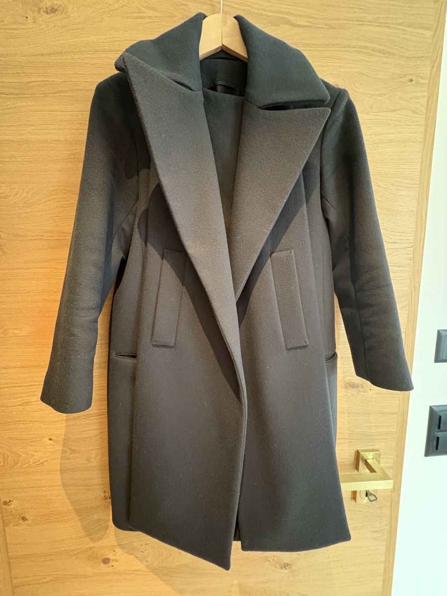 Jil Sander Cappotti: Jil Sander wool coat dark blue – Usato da Zuoz venduto da stumholm