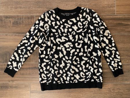 Luisa Viola Pullover Leoparden-Muster aus Lana Wolle Gr. M