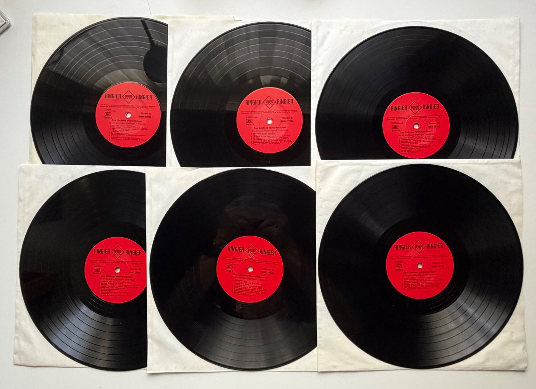 Vinyles: Die 84 schönsten Schweizer Volkslieder / Box mit 6 LPs – D'occasion à Näfels par rottabi 3