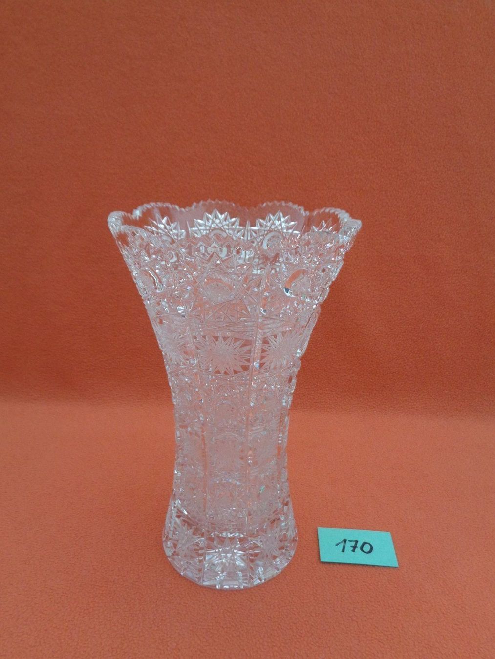 Vasen & Gefässe: Bleikristall-Vase mit Sternenschliff – Gebraucht aus Chur von omonia