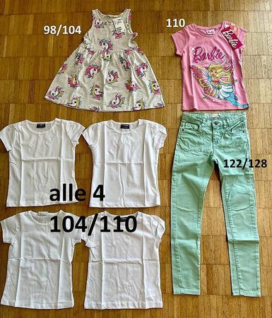 Mädchen Sommerkleider Grösse 98/104, 104/110, 122/128