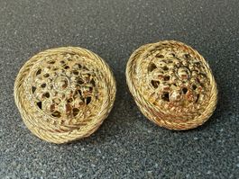 David Grau Vintage Ohrringe Clips Luxus Modeschmuck  