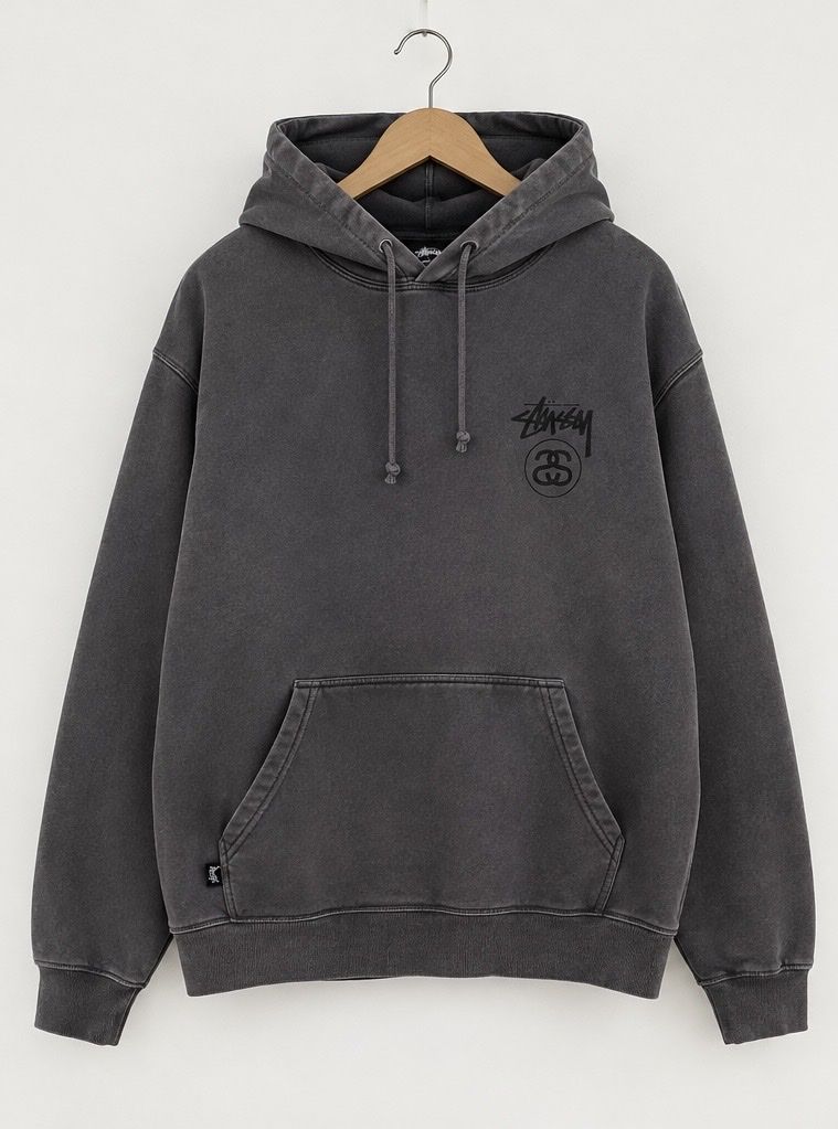 Stüssy Pullover & Sweatshirts: Stüssy "Stock Link" Hoodie - Graphite – Neu (gemäss Beschreibung) aus Oberentfelden von sun_zf2q