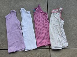4 Unterhemden Gr. 98/104 Mädchen Set zum Auftragen