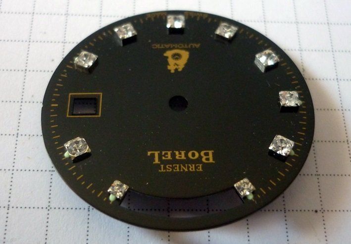 Orologi: Vintage ERNEST BOREL Automatic Zifferblatt - Black Dail – Usato da Adliswil venduto da di_hans 4