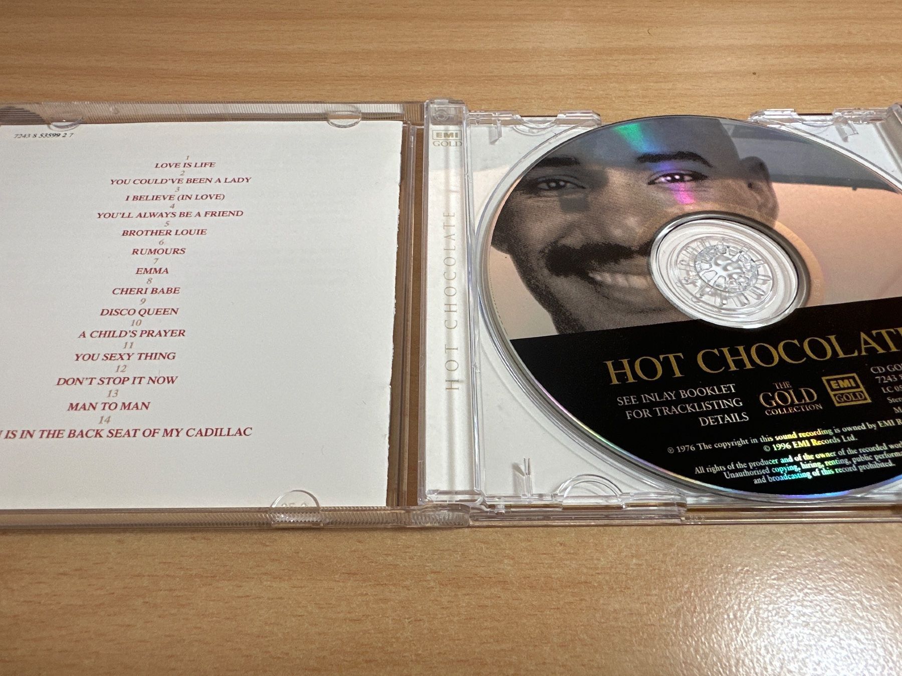 CD: Hot Chocolate – 14 Greatest Hits – Usato da Rikon im Tösstal venduto da Alpenmutz 2