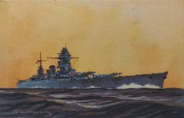 Navire - Cuirassé "Dunkerque" - Lancé en 1935