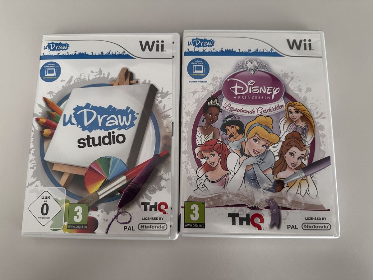 Nintendo Spiele: Wii uDraw Spiele Bundle Studio + Disney Prinzessin – Gebraucht aus bern von Wankdorf_Retro 3