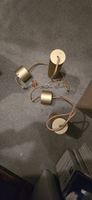 2x LED Pendulum Slim RGBW Tree Gold Gebracht