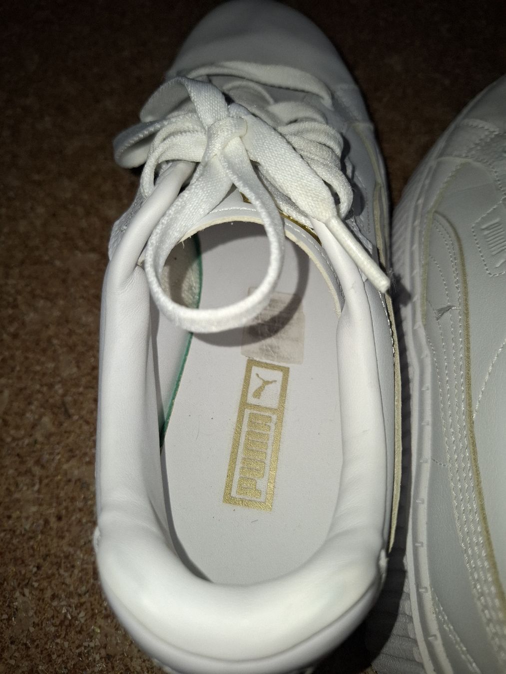 Puma Damenschuhe: Puma Dinara Leather Platform Blanc Taille 40 – Neu (gemäss Beschreibung) aus Le Locle von QUALI-PRIX 7