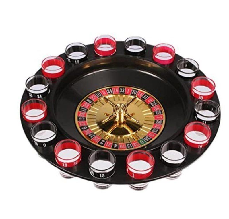 Giochi: Kunststoff-Trinkspiel, Roulette – Nuovo e nell'imballaggio originale da Bülach venduto da StoreInShop.com