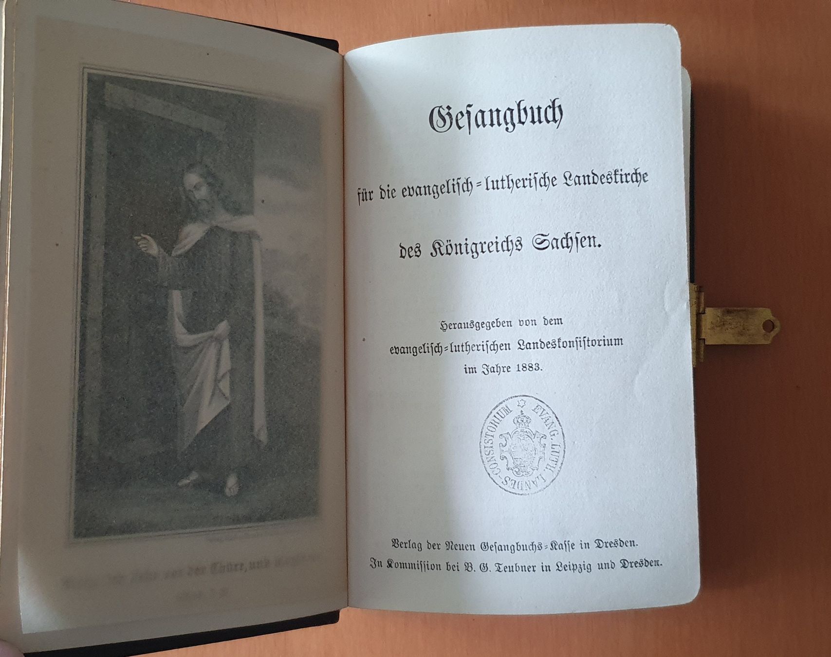 Libri: Gesangbuch 1883 - Königreichs Sachsen – Usato da Kreuzlingen venduto da Rschweiz1 2