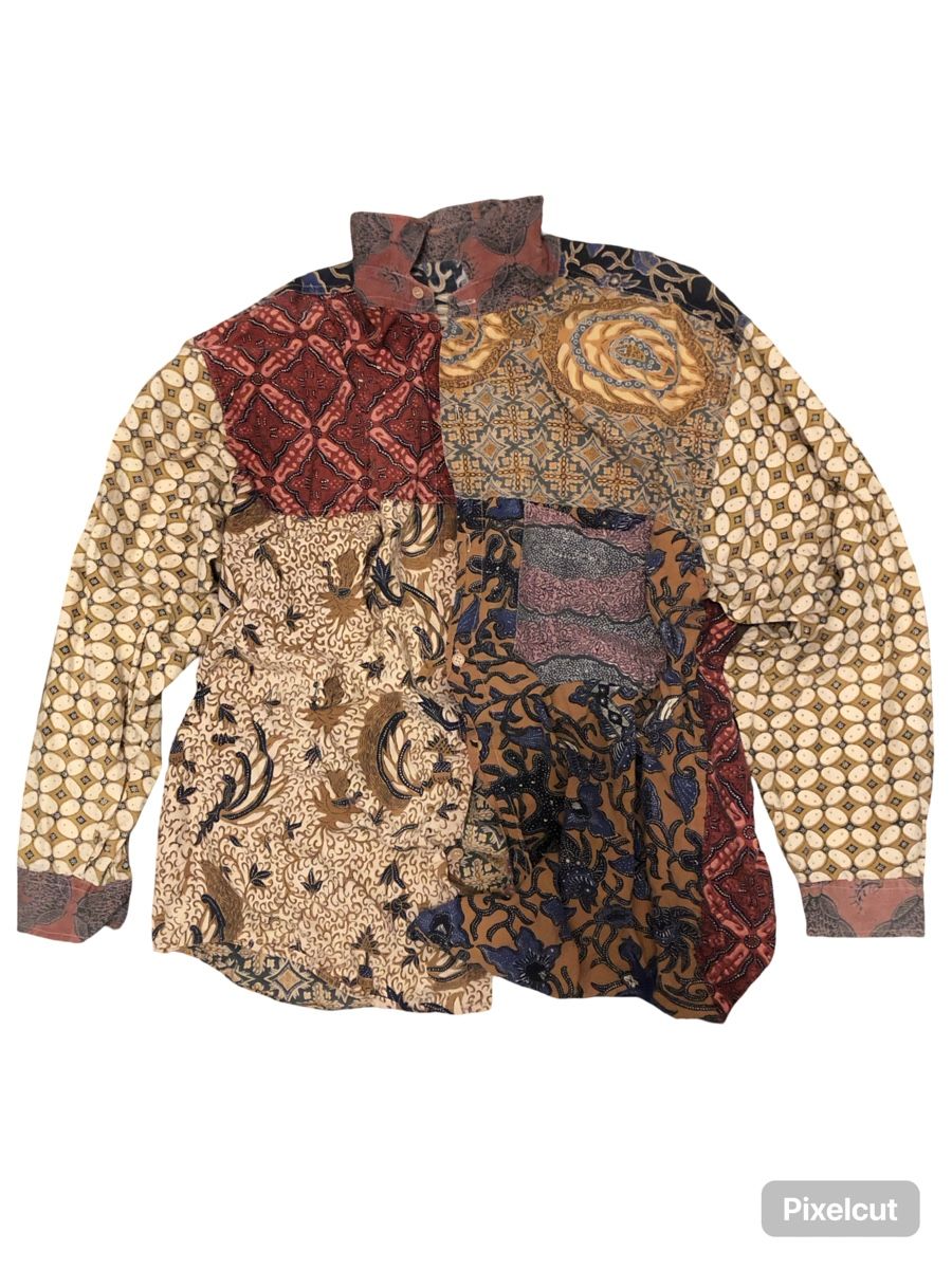 Camicie: Handprinted Afrikanisches Hemd – Usato da Zürich venduto da yas_alam