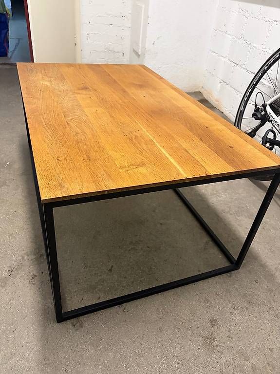 Tavoli: Couchtisch Holz Metallgestell rechteckig – Usato da Dübendorf venduto da nik_bf9c 1