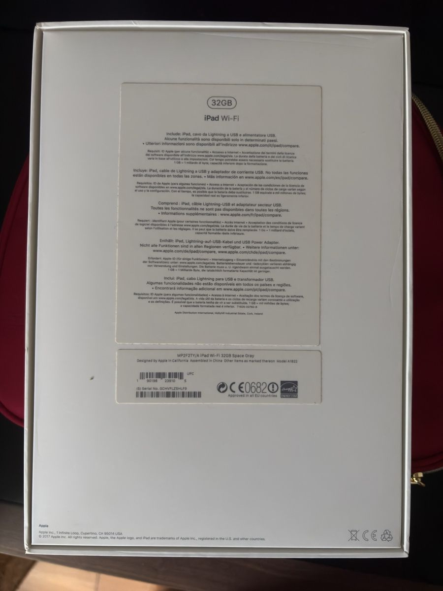 Apple Tablet PC: LEERE IPAD AIR VERPACKUNG – Usato da Elgg venduto da ZekosTreasureCave 1