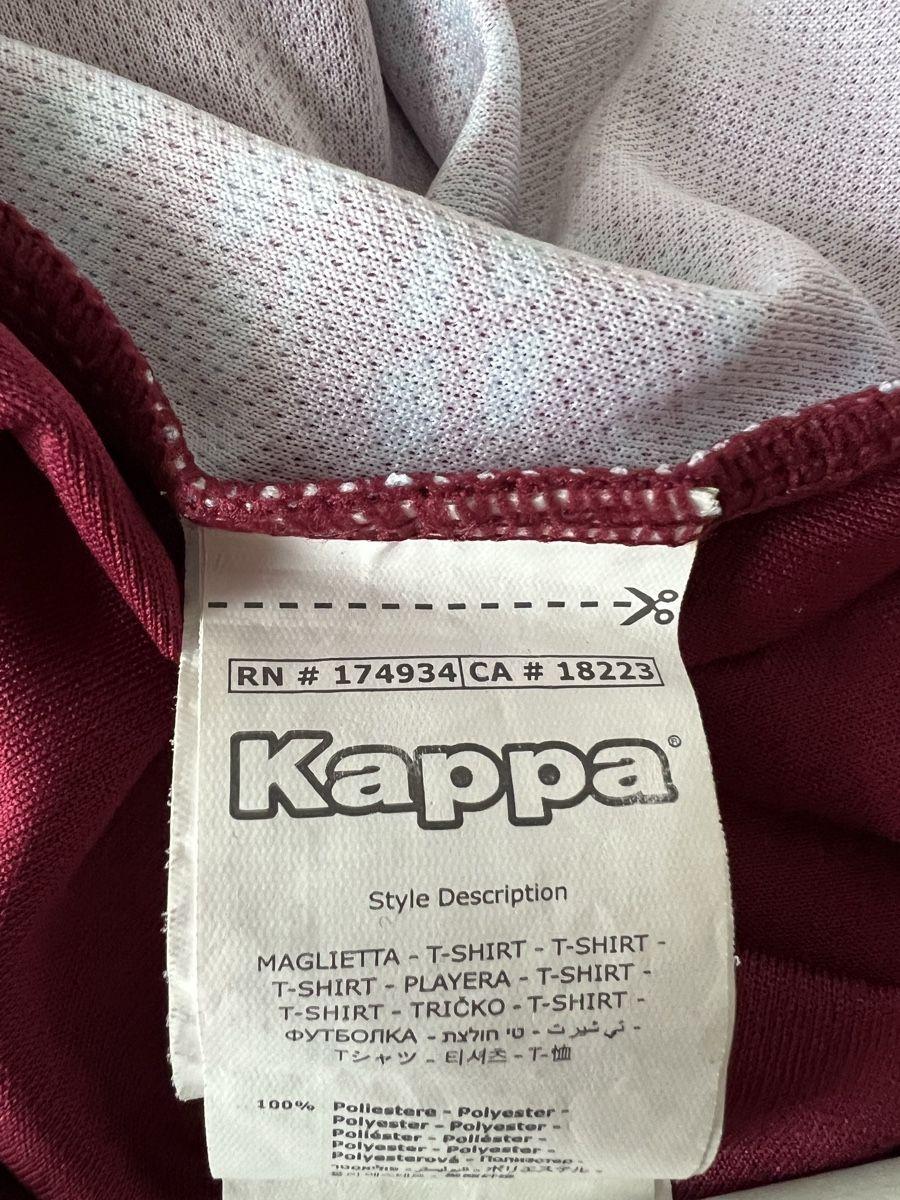Kappa Canottiere & Pantaloni: Aston Villa Player Pre Match Trainingshirt Gr XL – Usato da Mümliswil venduto da Calciopat 6
