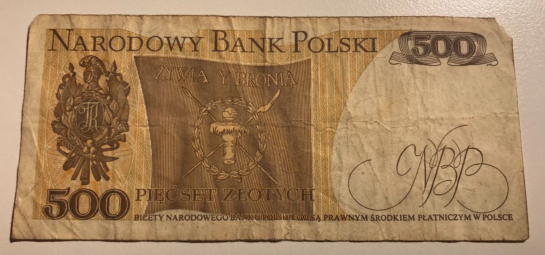 Banconote: Polen 500 Zlotych 1982 – Usato da Algetshausen venduto da Carrhard 1