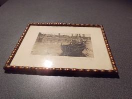 Bild Segelschiff, schwarz/weiss, Orig/Ra