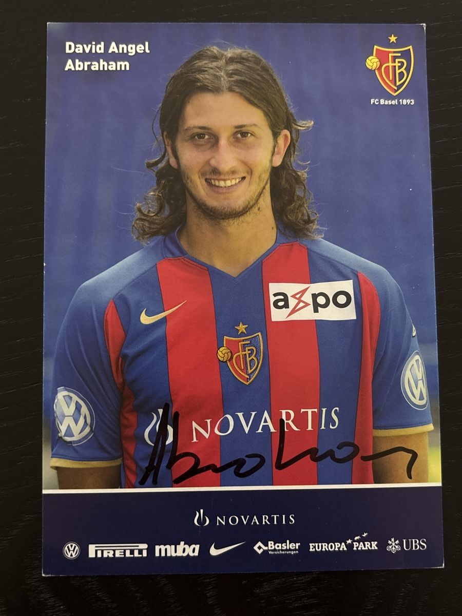 Autografi: FC Basel David Abraham, signiert, Saison 2008/2009 – Usato da Uetendorf venduto da hoisle