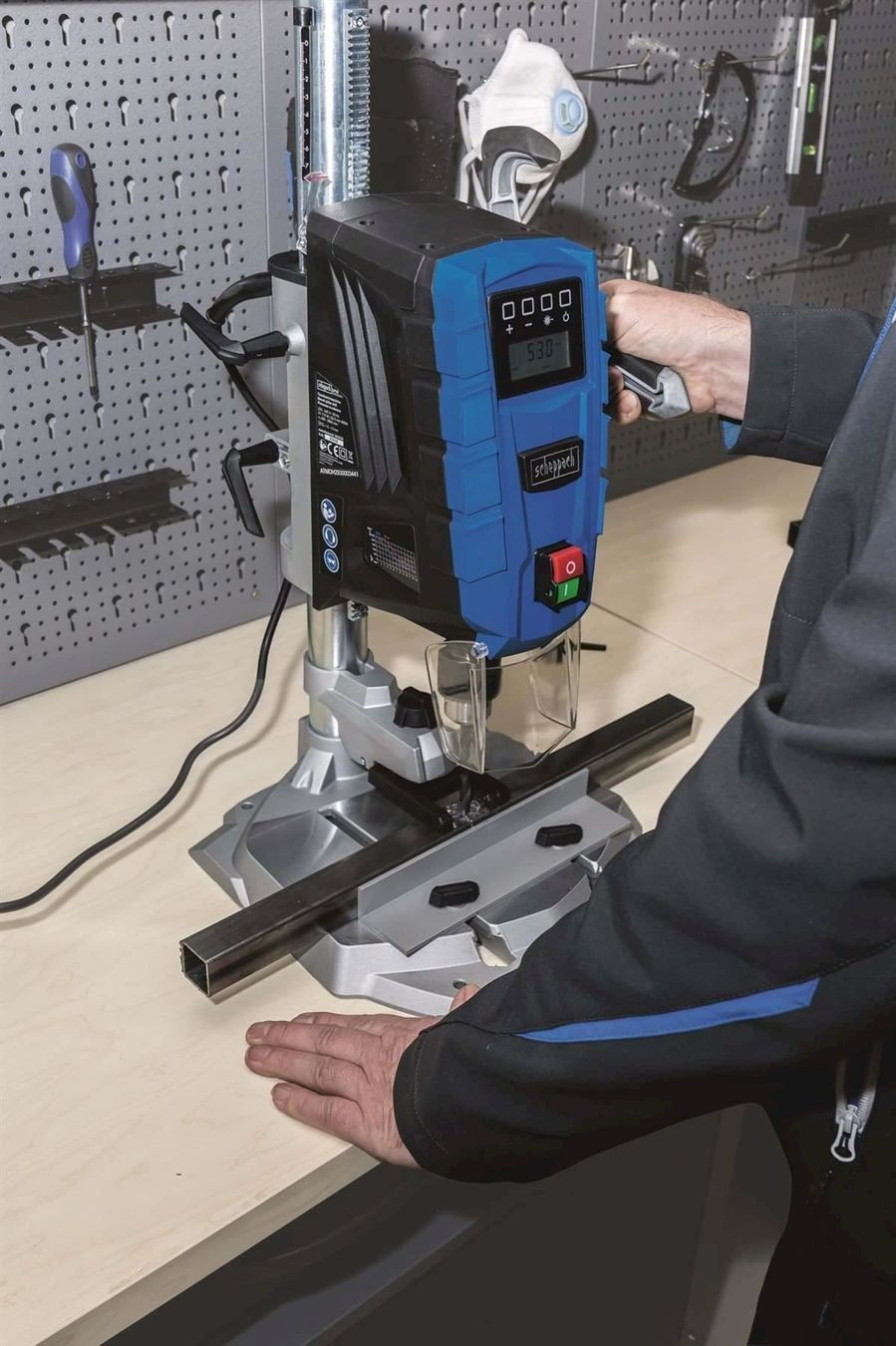 Scheppach Trapani: Scheppach DP55 Tischbohrmaschine + Laser – Nuovo e nell'imballaggio originale da Bottighofen venduto da zaap 5