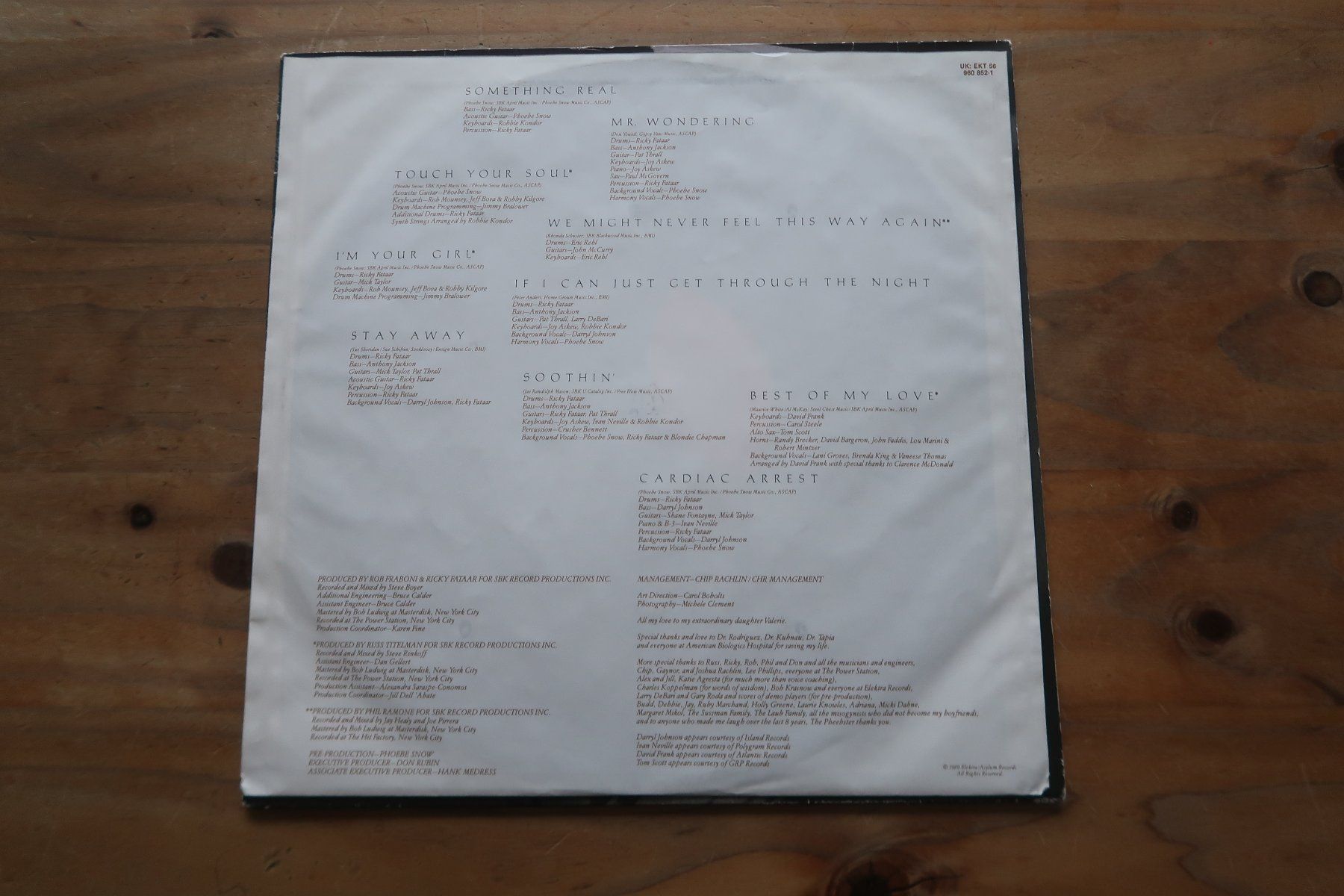Dischi in vinile: PHOEBE SNOW - SOMETHING REAL - VINYL LP – Usato da Basel venduto da Patiscat 4
