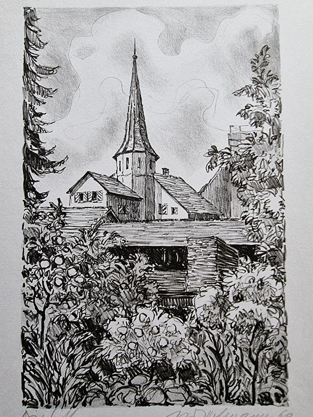 Arts picturaux & lithographies: Diggelmann Alex Walter    LITHOGRAPHIE SIGNIERT – D'occasion à Gersau par grafik-kunst 1