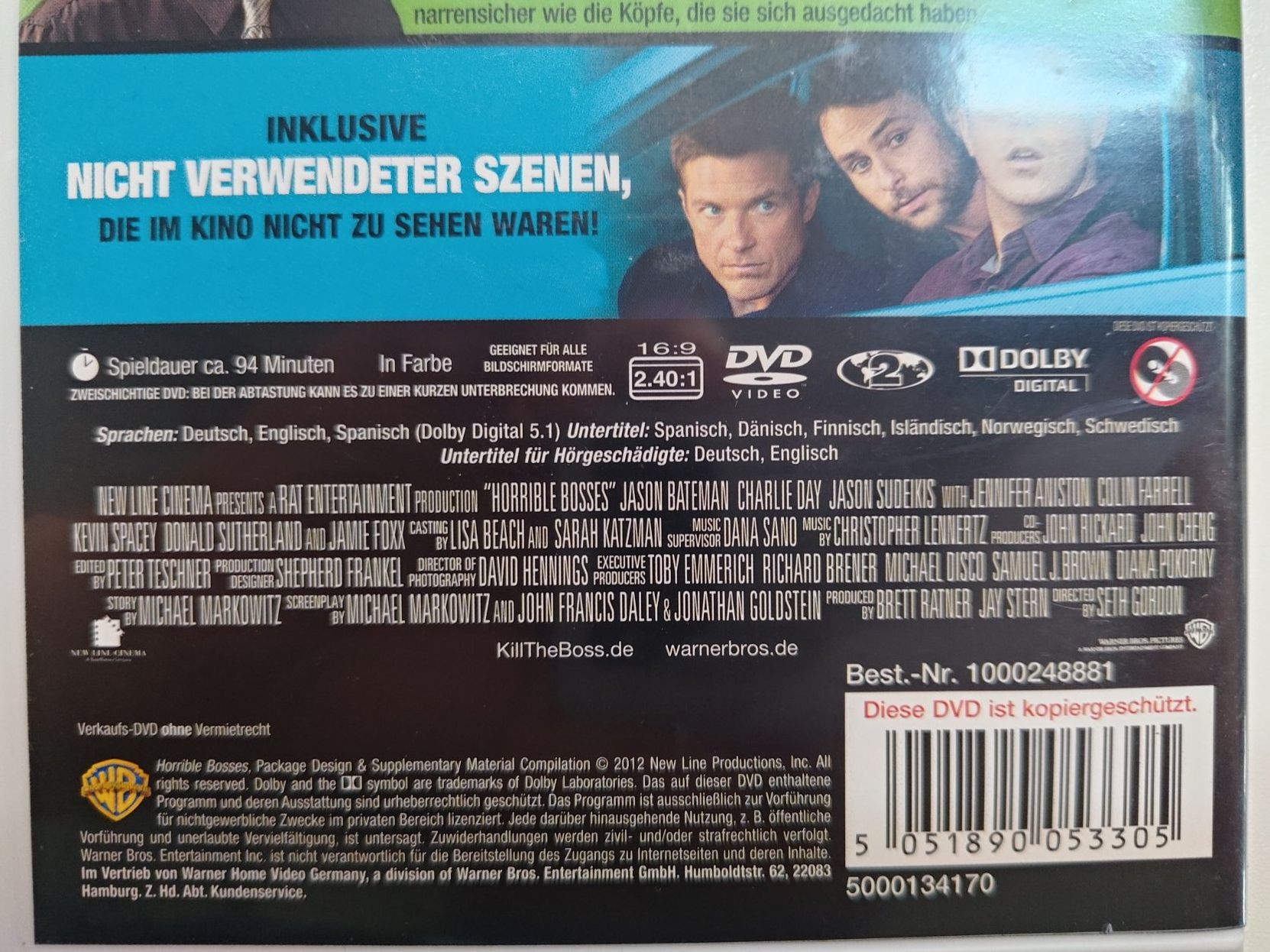 Tutti i DVDs: Kill the Boss – Usato da Liestal venduto da Kratzilla 3