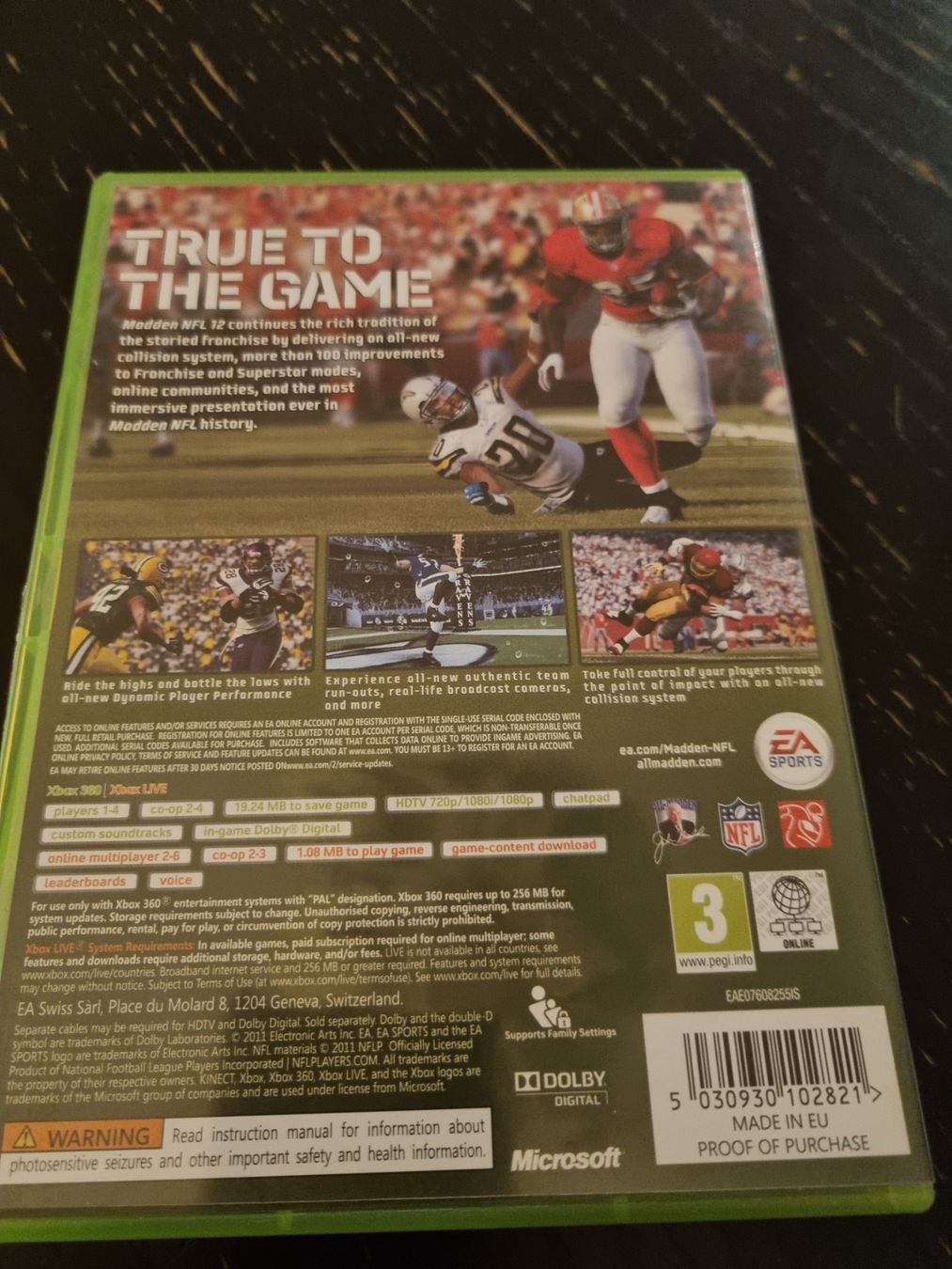 Giochi: Madden NFL 12 Xbox 360 – Difettoso da Kaiseraugst venduto da muggel27 1