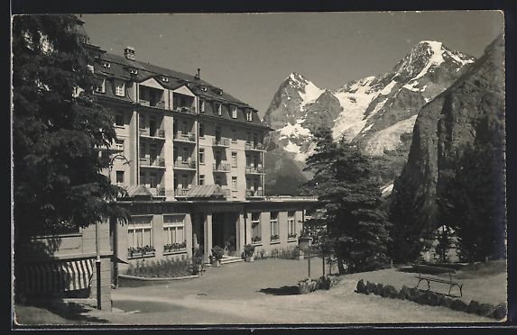 Cartes postales: Mürren, Palace des Alpes, Eigen, Mönch – D'occasion à Berlin par bartko-reher