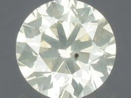 0.25 cts. CERTIFIED diamond, SI3, Faint Yellow