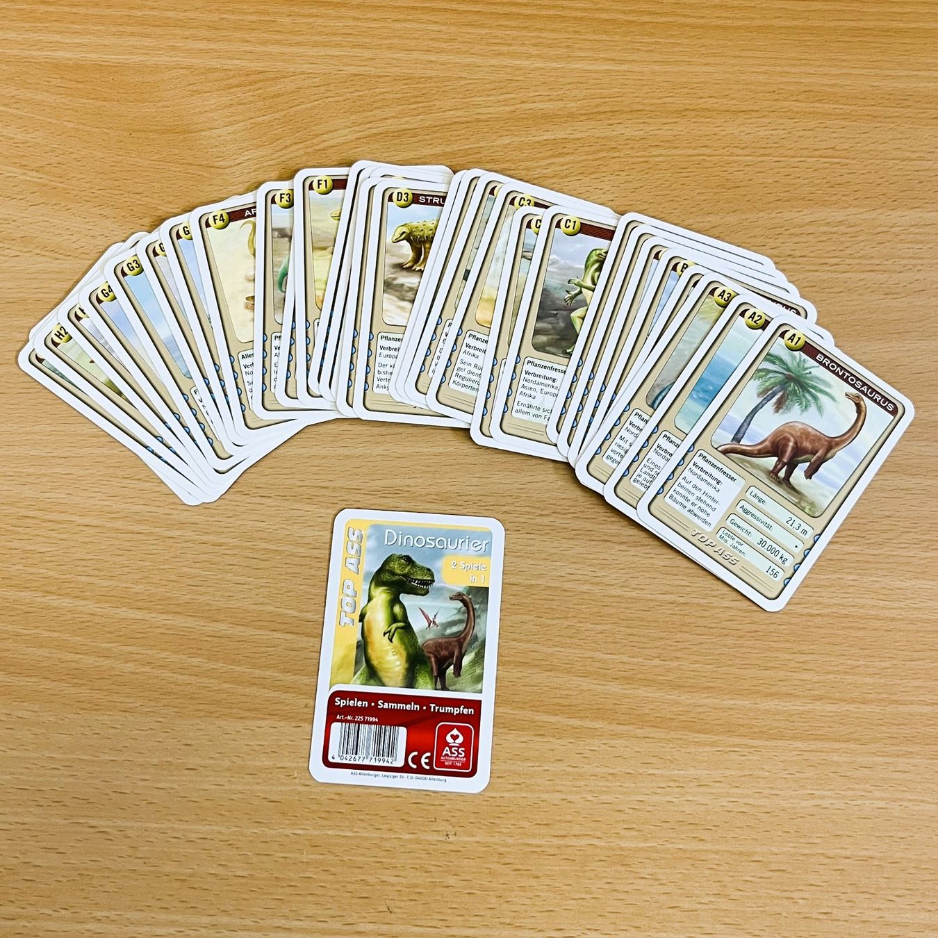 Giochi: Quartett Dinosaurier – Usato da Amlikon-Bissegg venduto da riestig 1