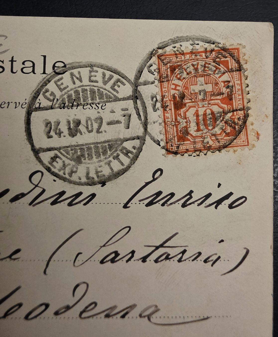 Cartoline postali: Ansichtskarte Geneve  – Usato da Bern venduto da Kocholo 2