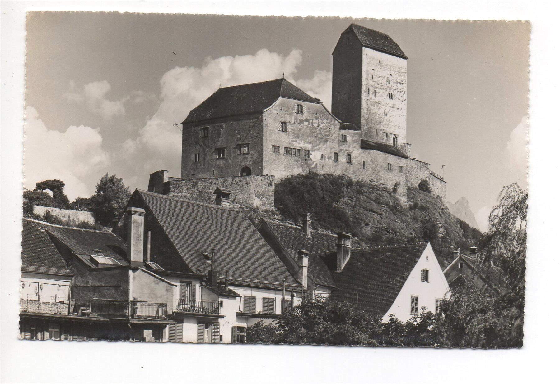 Ansichtskarten: SARGANS Schloss, Teilansicht – Neu (gemäss Beschreibung) aus Jona von philajona