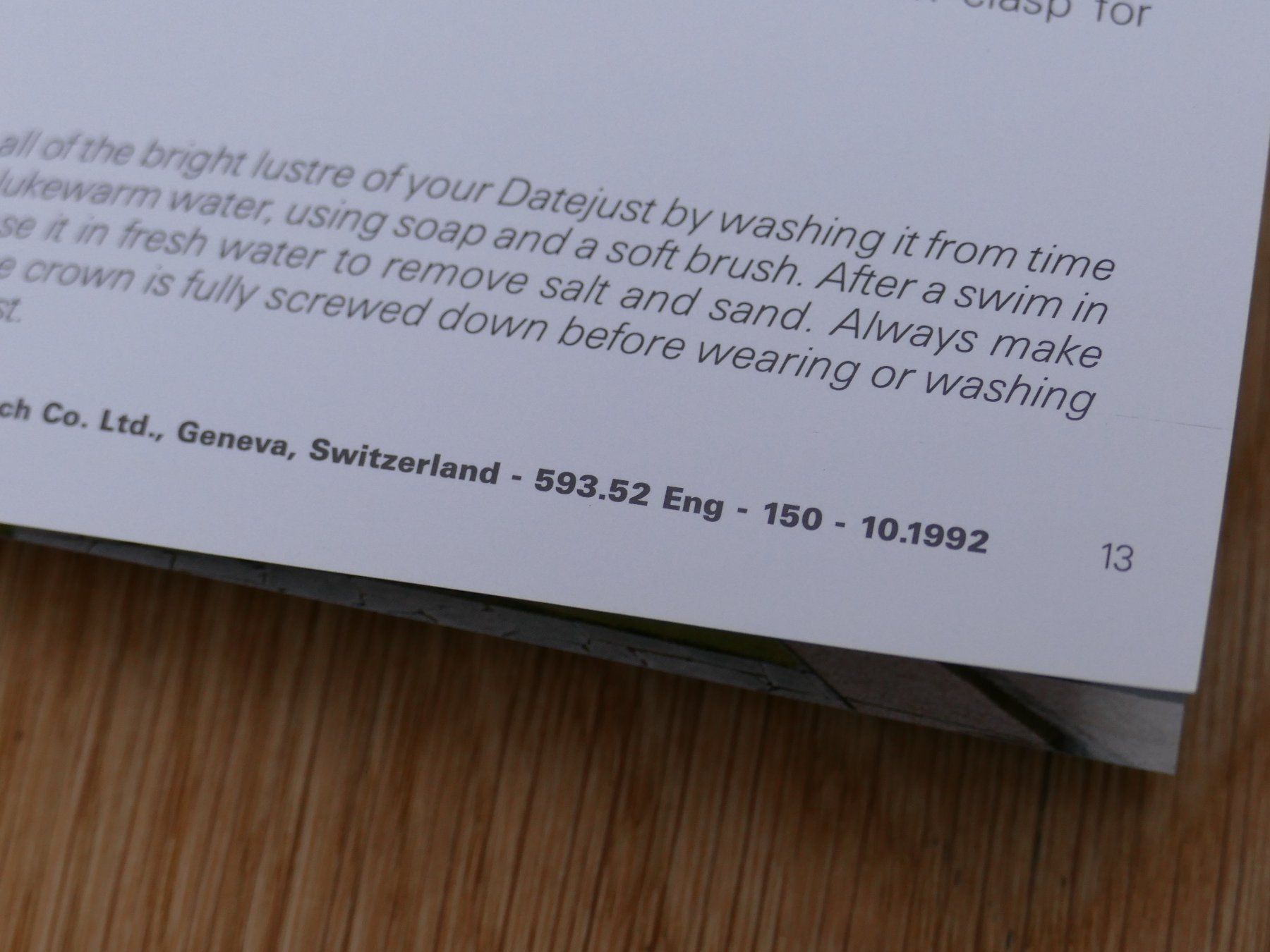 Documents: Original Rolex Datejust Prospekt – D'occasion à Esslingen par Sascha011113 2