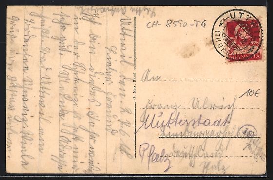 Cartoline postali: AK Romanshorn, Blick über die Dächer – Usato da Berlin venduto da bartko-reher 1