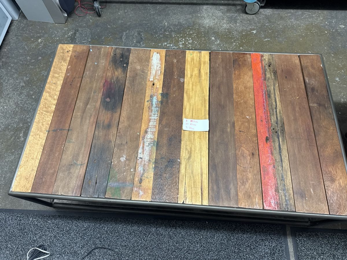 Tische: Couchtisch Holz Metall – Gebraucht aus Villmergen von bubblevintage 1