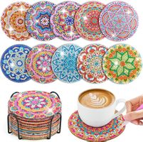 10 Stück Diamond Painting Untersetzer Halter Diamant Basteln