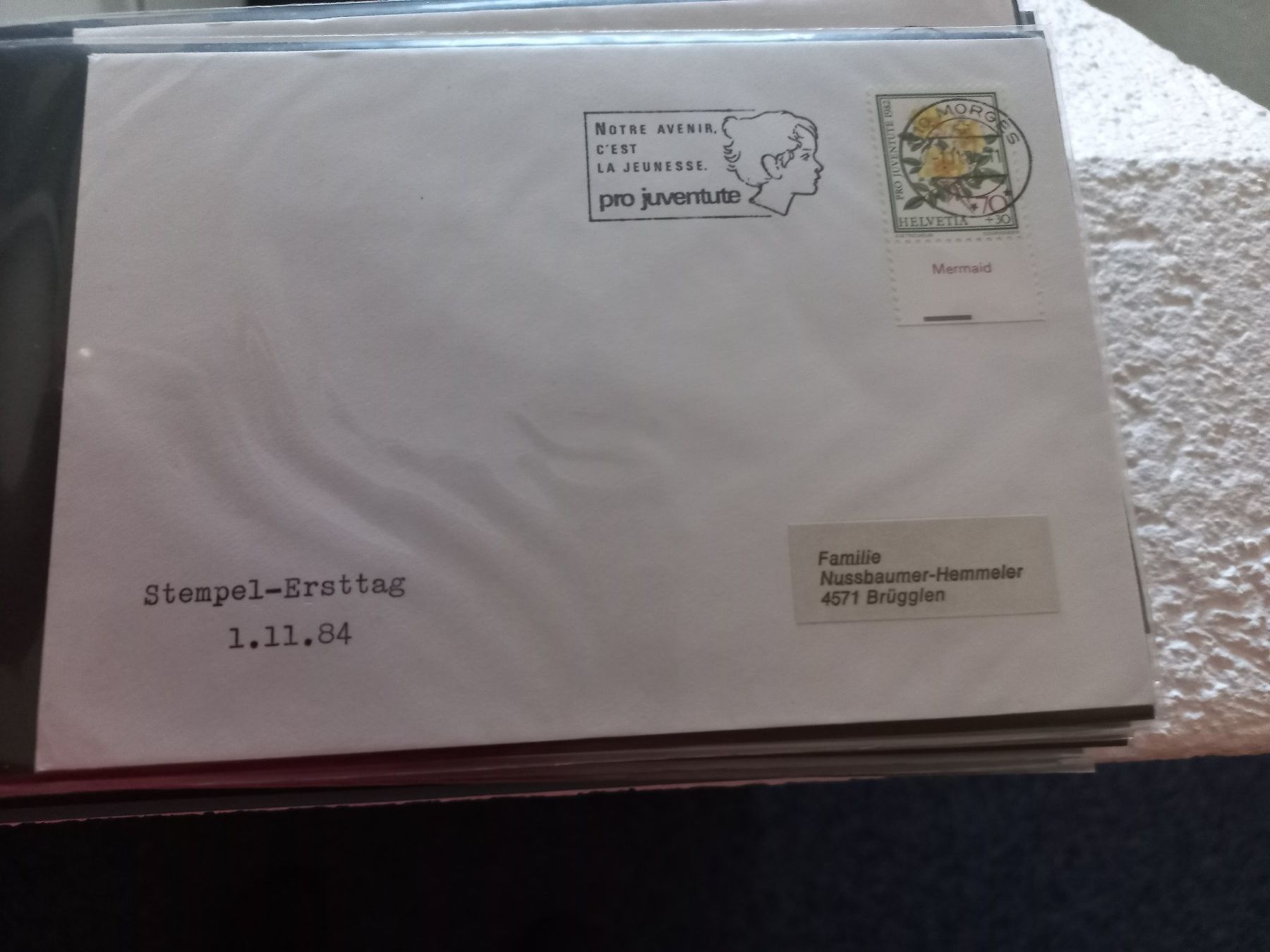 Timbri: Album mit verschiedenen Flaggenstempel – Usato da Brügglen venduto da hokuspokus04 1