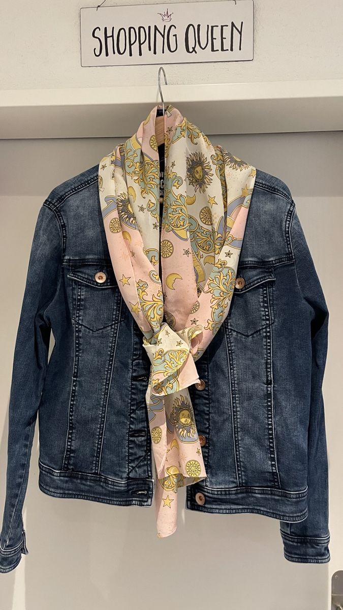 Codello Foulard & Sciarpe: Codello Seiden-Schal, neuwertig, Pastellfarben! – Nuovo (secondo la descrizione) da Steinmaur venduto da Tapsy