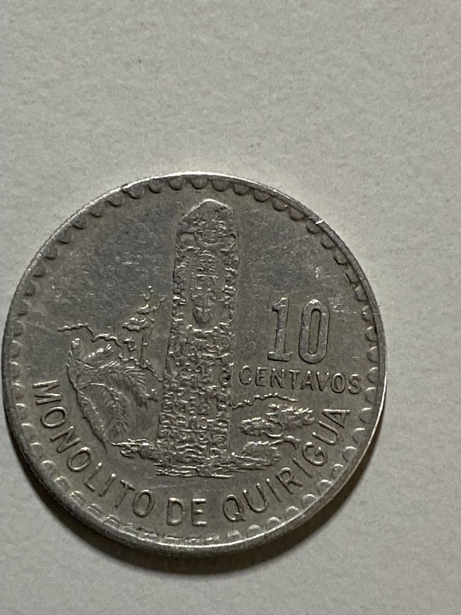 Tutti le monete: Guatemala - 10 centavos - 1974 – Usato da Payerne venduto da Mike1682 1