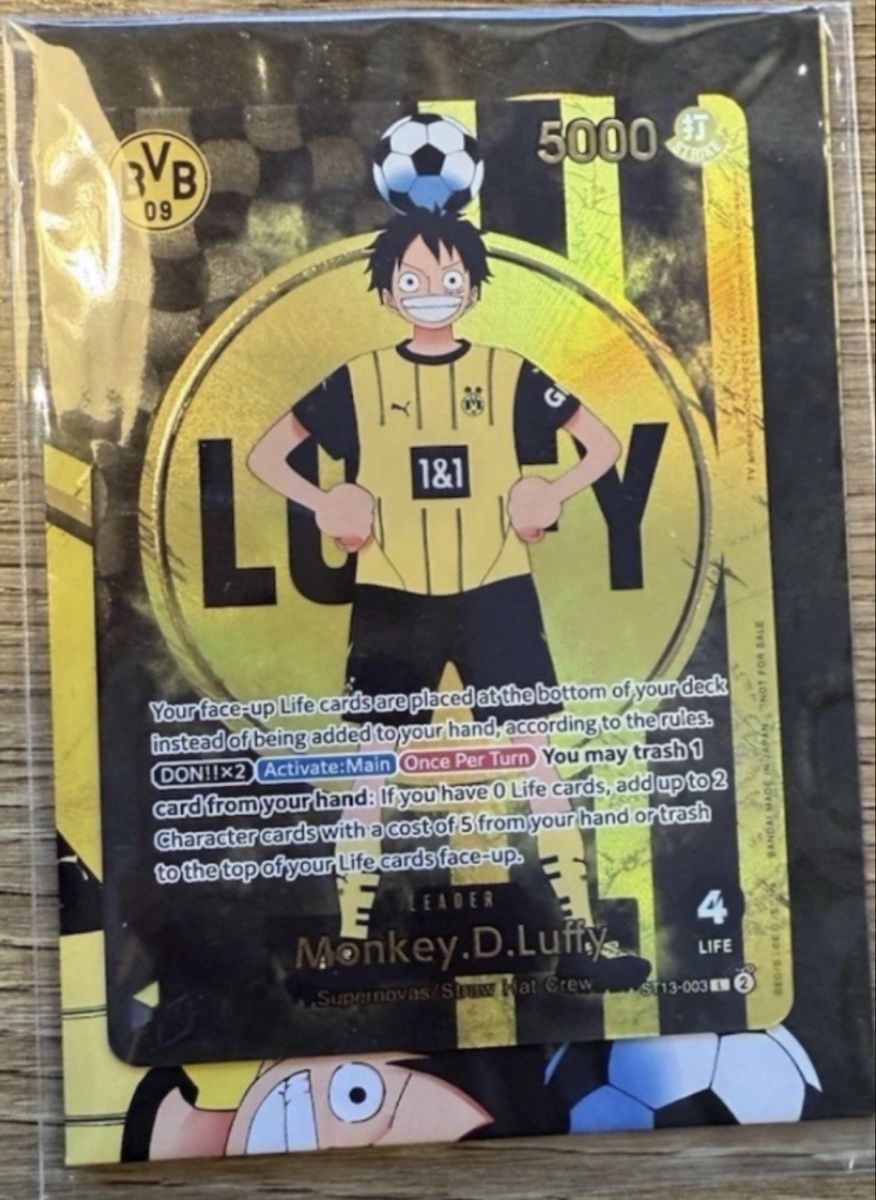 Bandai Cartes à collectionner: One Piece TCG BVB Luffy Sealed – Neuf avec emballage d'origine à Kallnach par ManiU99