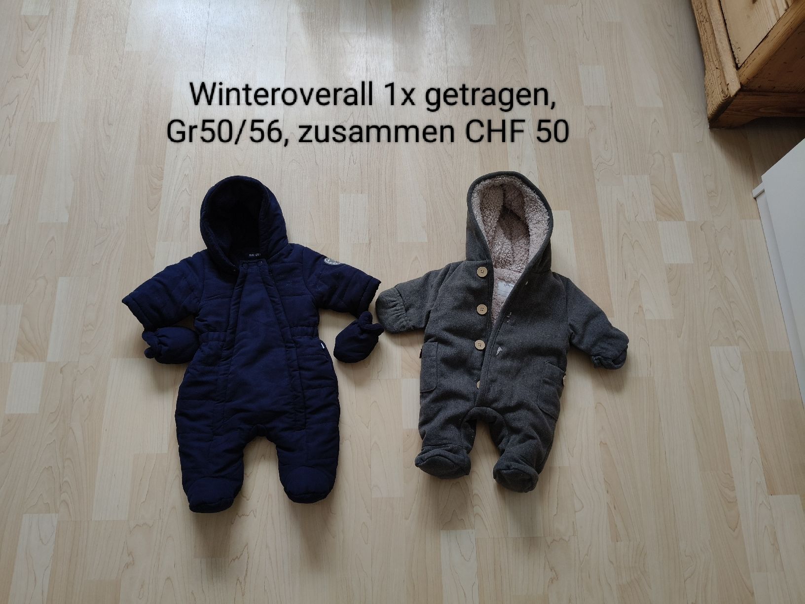 Pagliaccetti: Winteroverall Newborn Gr. 50/56 – Nuovo (secondo la descrizione) da Schwyz venduto da Kathrin016