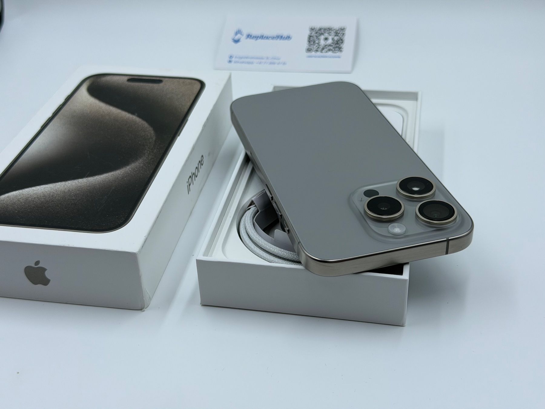 Apple Handys / Smartphones: iPhone 15Pro 256gb Titanium Batterie 100% – Neu (gemäss Beschreibung) aus Chur von ReplaceHub