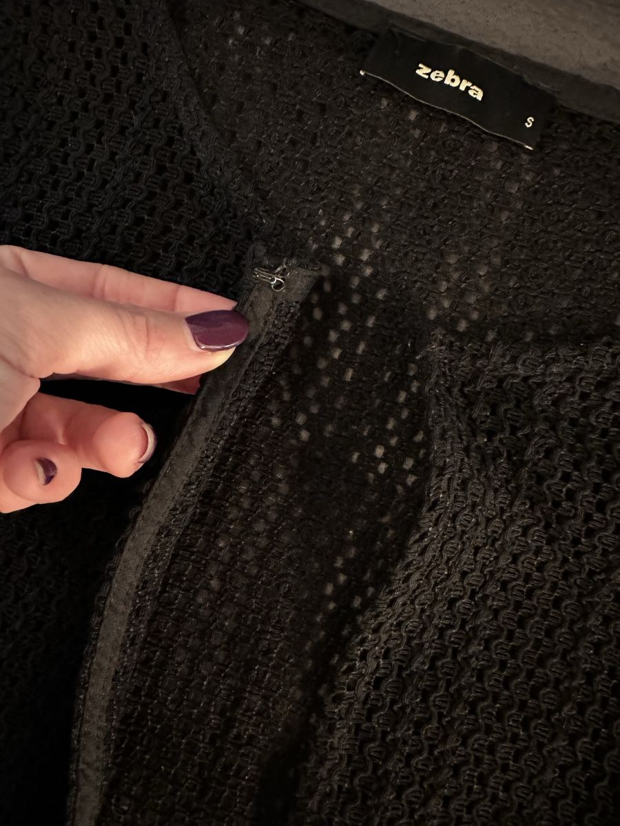 Giacche: Schwarze Spitzen-Strickjacke Gr. S – Usato da Siebnen venduto da luana_cataleya 5